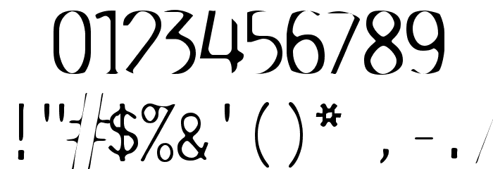 Pure-CircuitCap Font OTHER CHARS