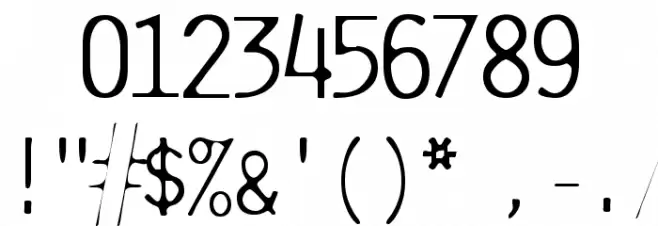 Pure-LightCap Font Alte caractere