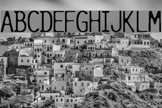 Pure-LightCap Font examples