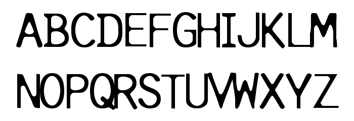 Pure-LightCap Font LOWERCASE