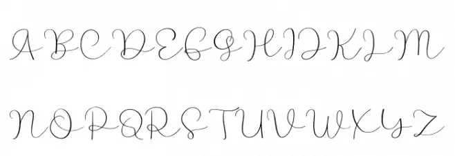 Pure Love Schriftart Groß