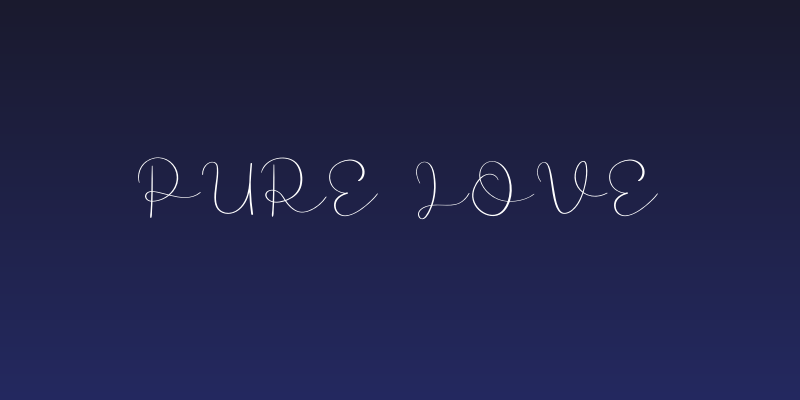 Pure Love Social Header