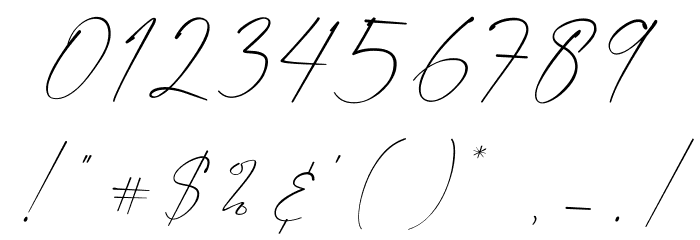 Pure+Lovely Font OTHER CHARS