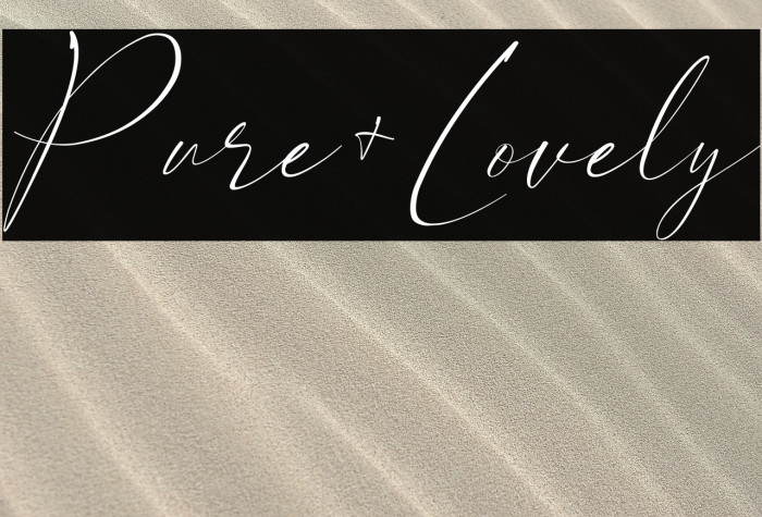 Pure+Lovely Example 2