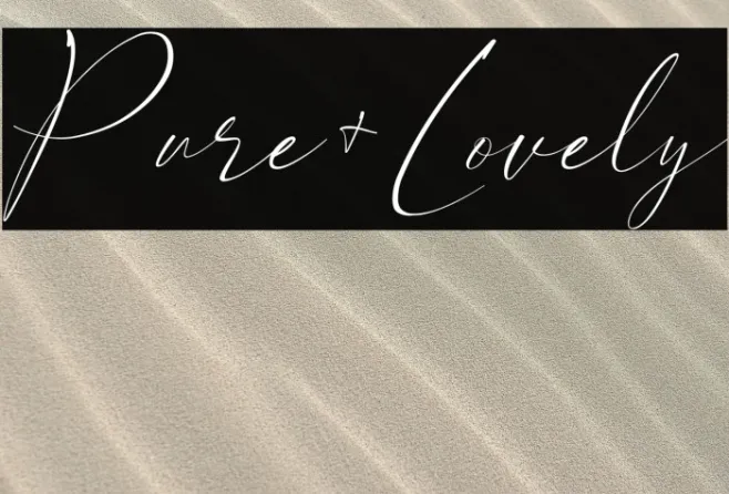 Pure+Lovely Example 2