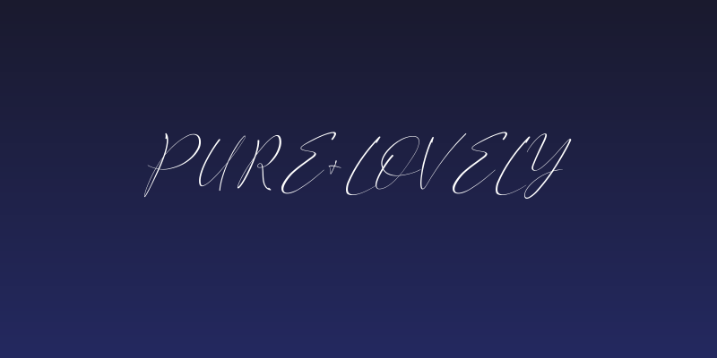 Pure+Lovely Social Header