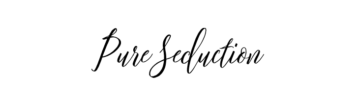 Pure Seduction  Free Fonts Download