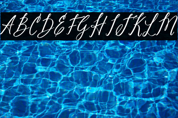 Pure Seduction Font examples