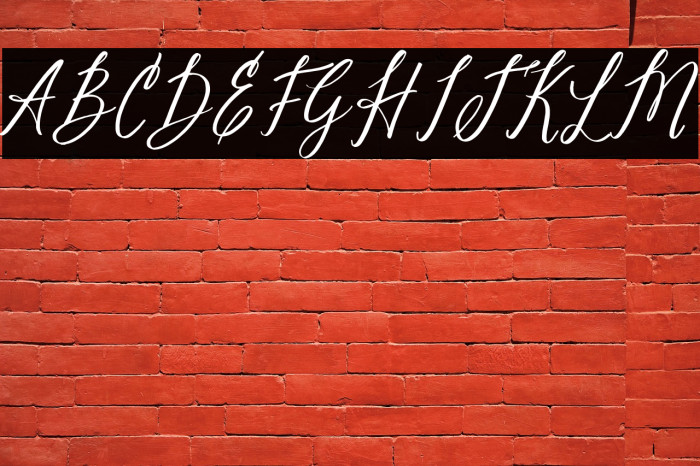 Pure Seduction Font examples