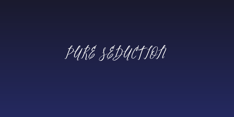 Pure Seduction Social Header