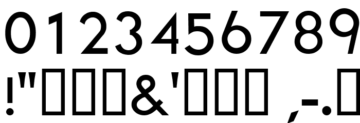 Pure Thin DuranGo Font OTHER CHARS