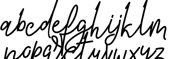 Pure Tintri FREE Font LOWERCASE