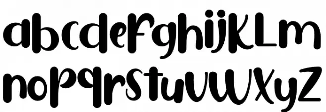 Puresity Burbon FREE Font Alte caractere