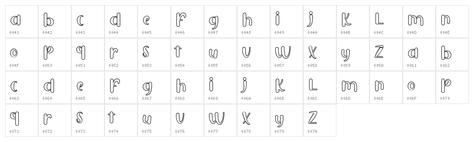 Puresity Burbon Shadow FREE Character Map