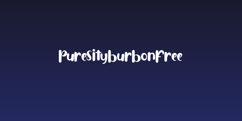 PuresityBurbonFREE Social Header