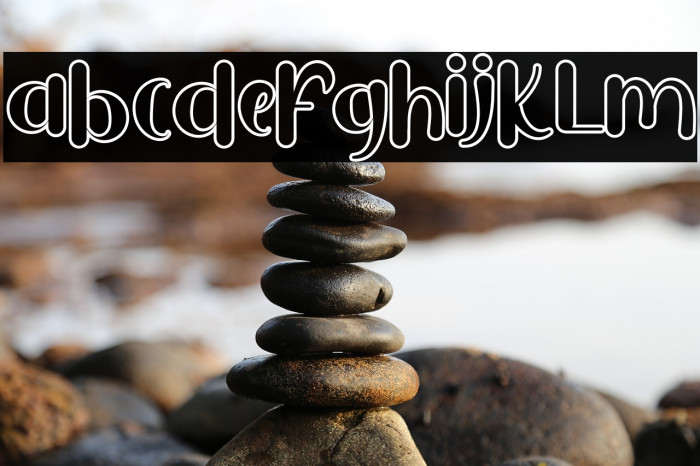 PuresityBurbonShadowFREE Font examples