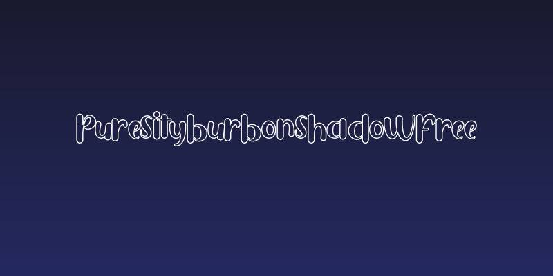 PuresityBurbonShadowFREE Social Header