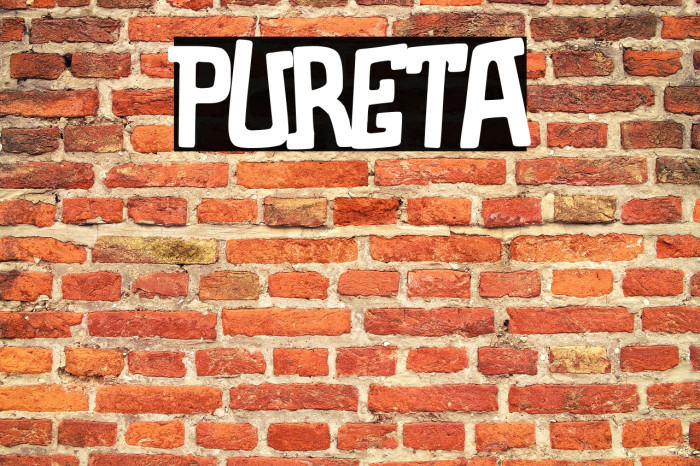 Pureta Font examples