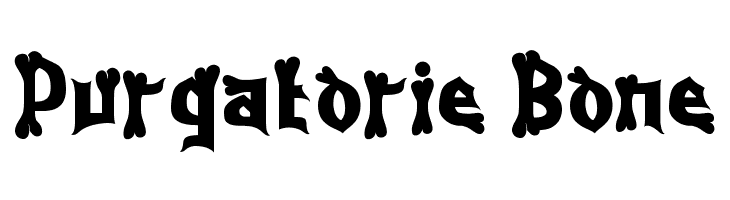 Purgatorie Bone  baixar fontes gratis