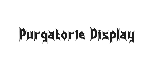Purgatorie Display Logo