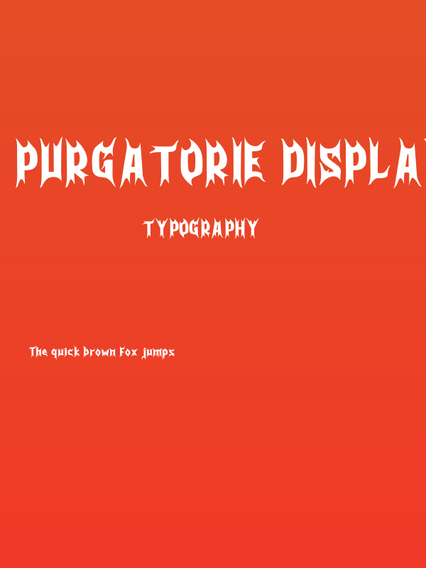 Purgatorie Display Poster
