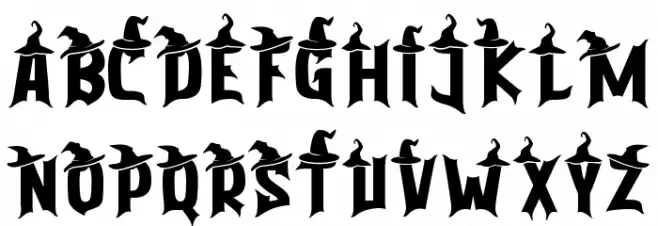 Purgatorie Hat Schriftart Groß