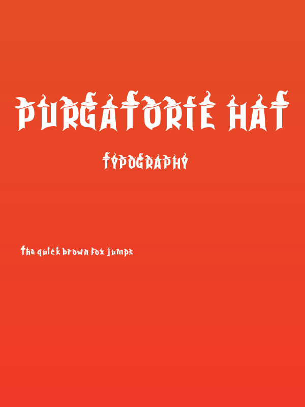 Purgatorie Hat Poster
