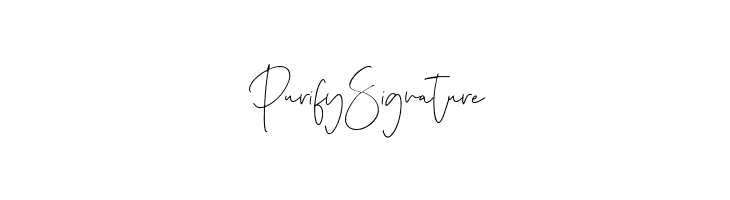 Purify Signature フォント