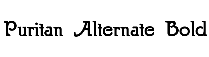 Puritan Alternate Bold  フリーフォントのダウンロード