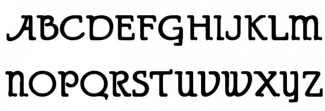 Puritan Alternate Bold Polices MAJUSCULES