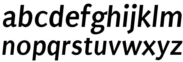 Puritan Bold Italic Font LOWERCASE