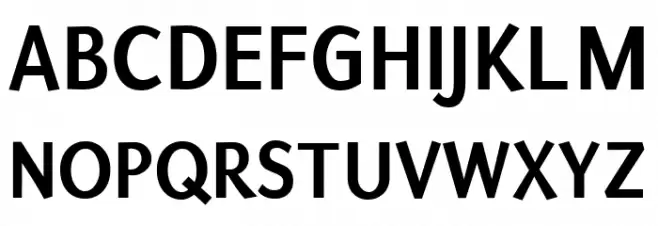 Puritan Bold Font Litere mari