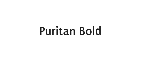 Puritan Bold Logo