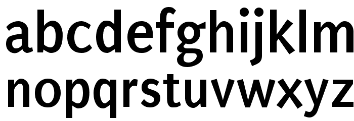 Puritan Bold Font LOWERCASE