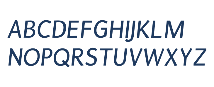 Puritan Italic1 Uppercase