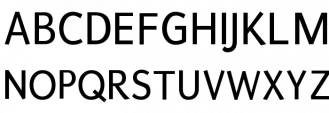 Puritan Regular Font UPPERCASE