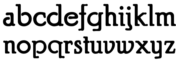 Puritan Swash Bold Font LOWERCASE
