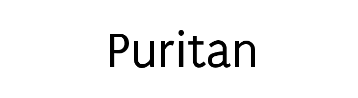Puritan Font