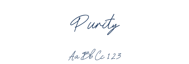 Purity Font Preview