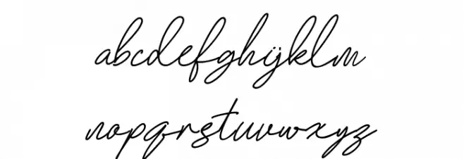 Purity फ़ॉन्ट लोअरकेस