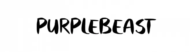 Purple Beast  Frei Schriftart Herunterladen
