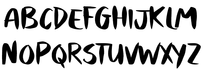 Purple Beast Font LOWERCASE