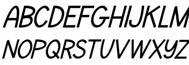 Purple Bougenville Duo Italic 字体 大写