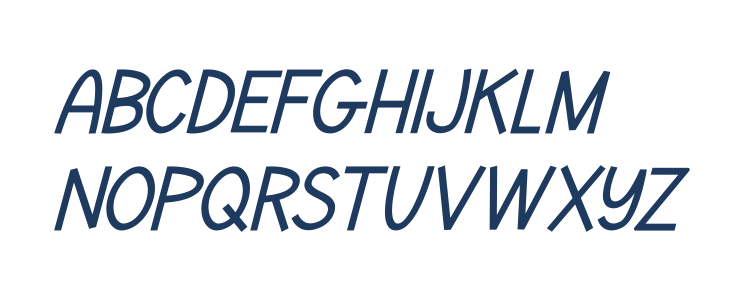 Purple Bougenville Duo Italic Lowercase