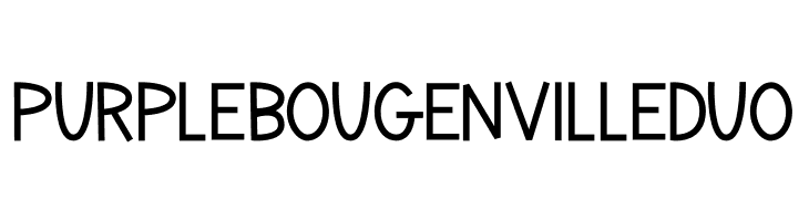Purple Bougenville Duo  Free Fonts Download