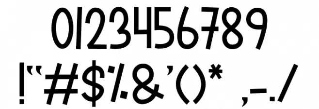 Purple Bougenville Duo Font OTHER CHARS