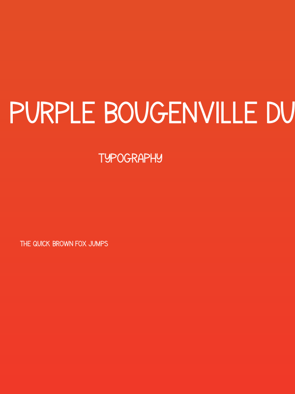 Purple Bougenville Duo Poster