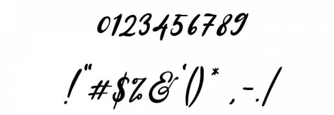 Purple Bougenville Italic Font OTHER CHARS