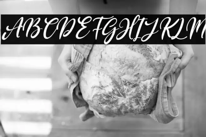 Purple Bougenville Italic Font examples