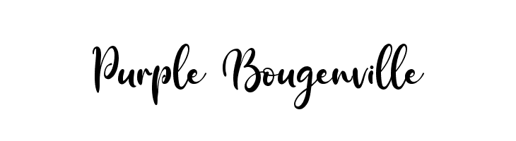 Purple Bougenville  Descarca Fonturi Gratis